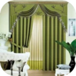 curtain design android application logo